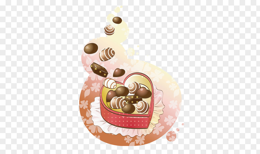 The Chocolate In Gift Box White Clip Art PNG