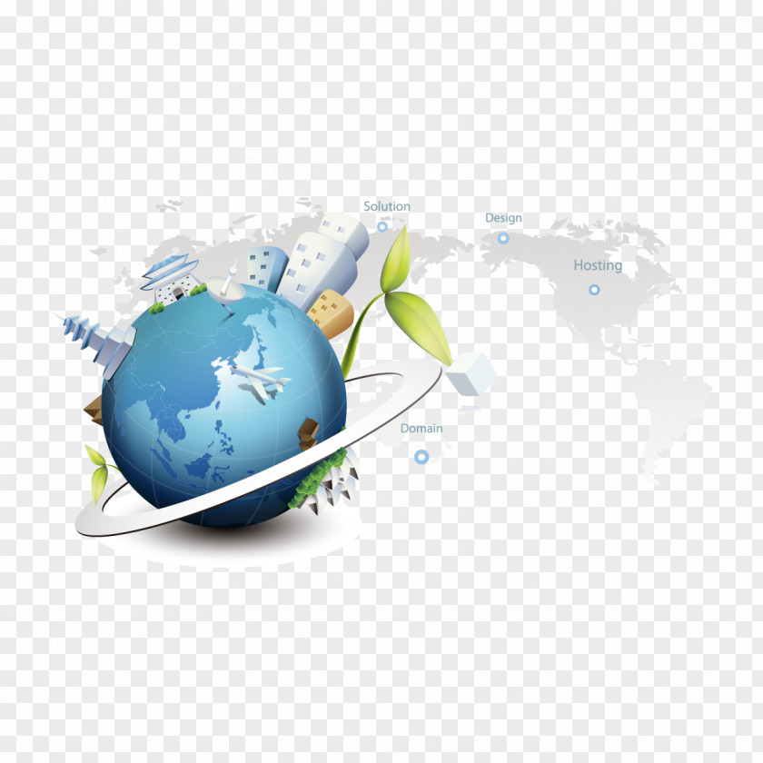 Vector Earth Science And Technology Business Concept PNG