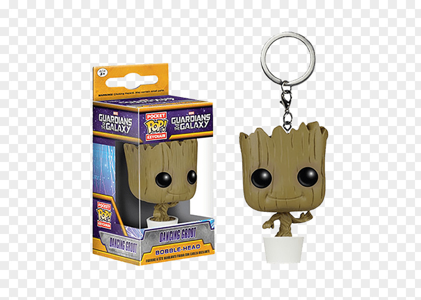 Groot Head Baby Funko Key Chains Star-Lord PNG