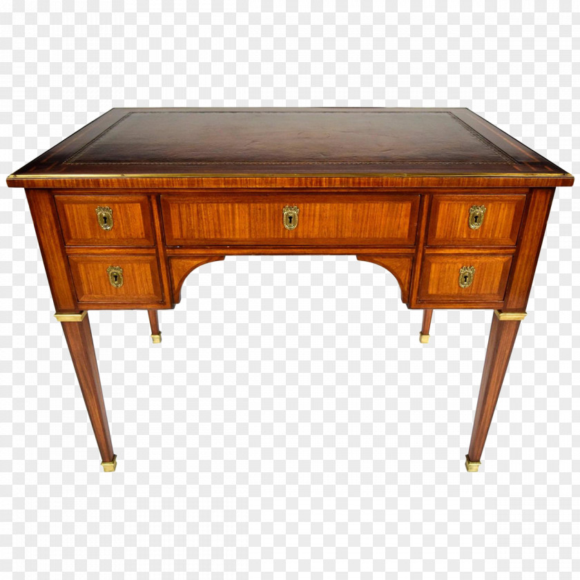 Mahogany Davenport Desk Table Partners PNG