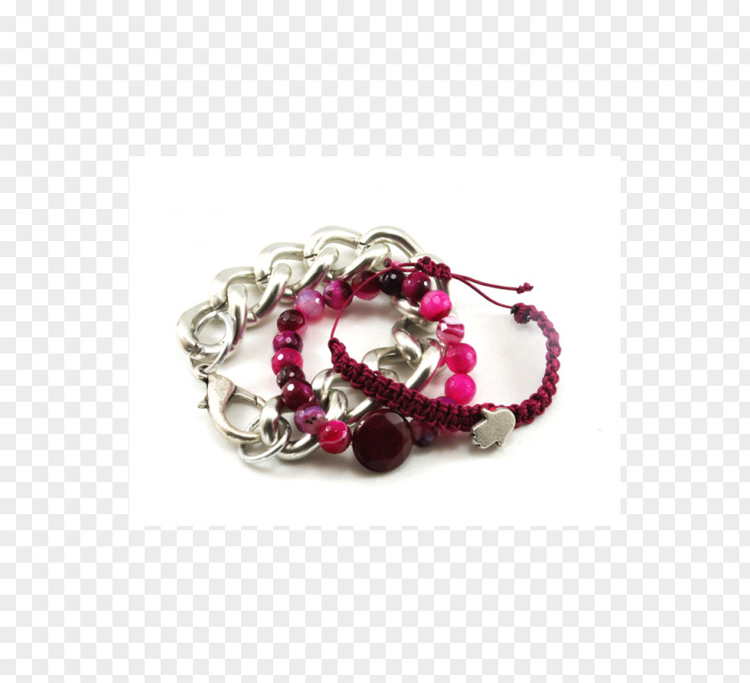 Necklace Bracelet Bead Magenta Gemstone PNG