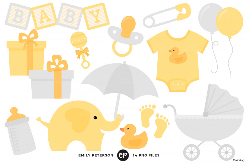 Baby Shower Gender Neutrality Infant Clip Art PNG