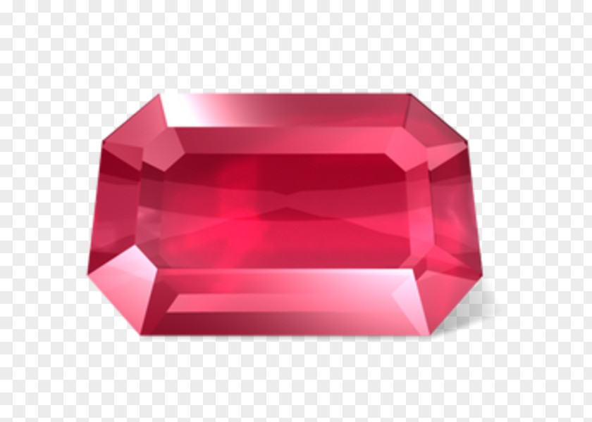 Diamond Rock Ruby Gemstone PNG