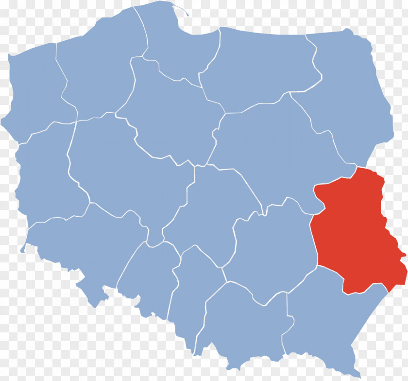 Map Voivodeships Of Poland Mapa Polityczna Vector Graphics PNG