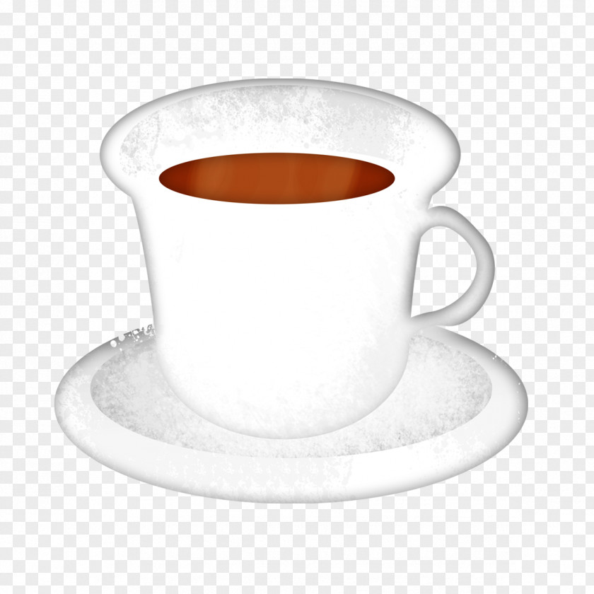White Coffee Espresso Cup Saucer Mug Caffeine PNG