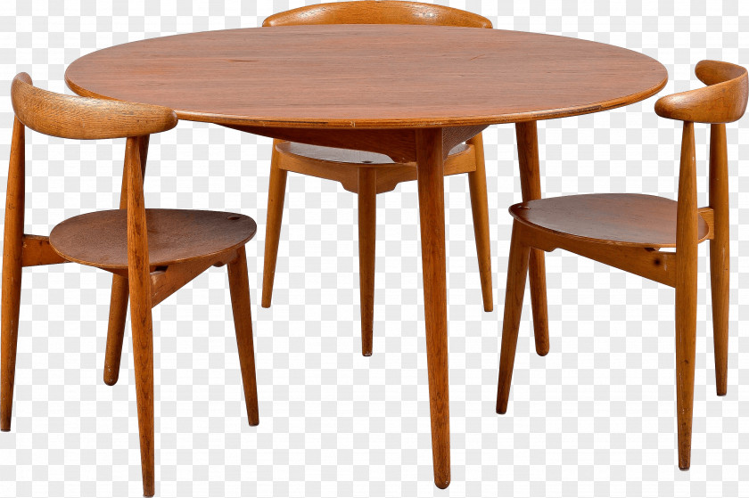 Chairs And Table PNG and Table, round brown wooden table with chairs clipart PNG