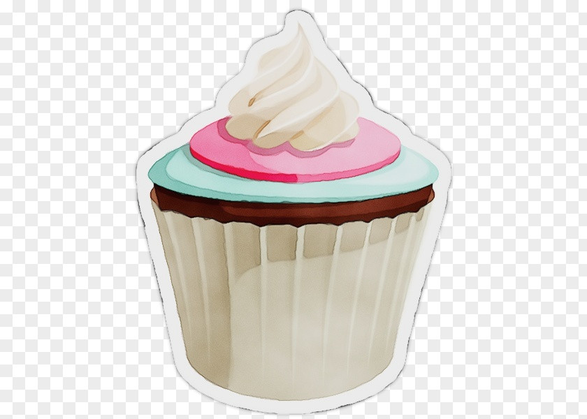 Cupcake Buttercream Cream Baking Cup Frozen Dessert PNG