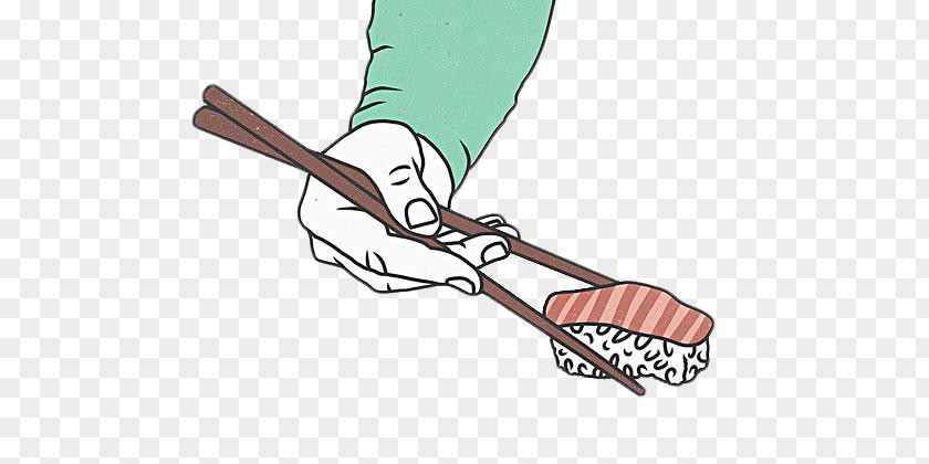 Folder Sushi Hand Drawing Fish Finger Illustration PNG