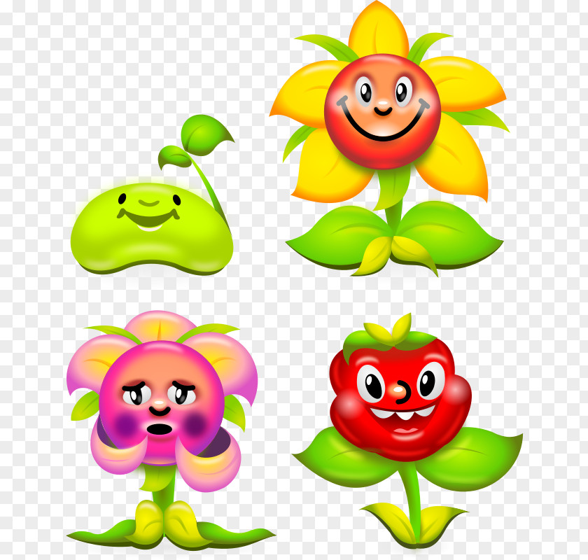 Spring Flower Cartoon Drawing Clip Art PNG