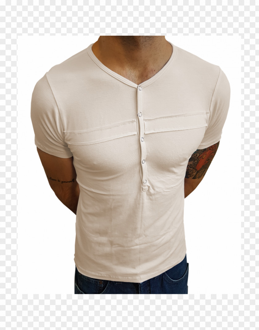 T-shirt Button Fashion Sleeve PNG