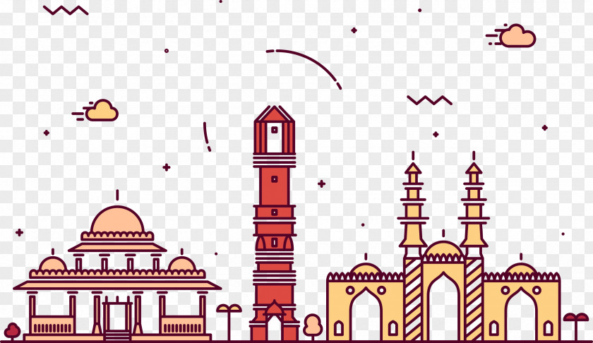 Architecture Background Ahmedabad Vector Graphics Stock Illustration Royalty-free PNG