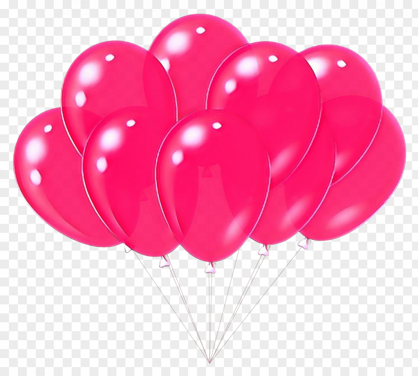 Love Magenta Birthday Balloon Cartoon PNG
