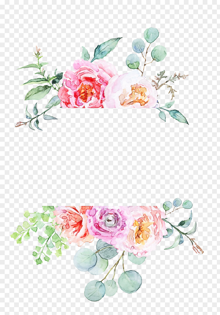 Rose Order Wildflower Watercolor Wreath Flower PNG