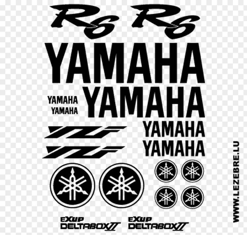Decal Yamaha YZF-R1 Logo Brand Motor Company Sticker PNG
