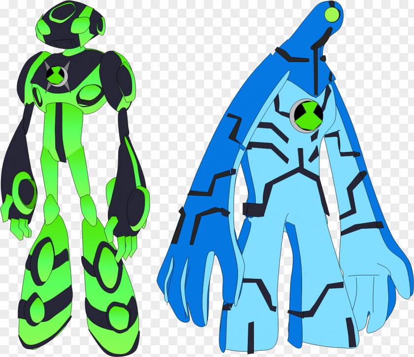 Ultimate Cartoon Echo Ben 10 Clip Art PNG