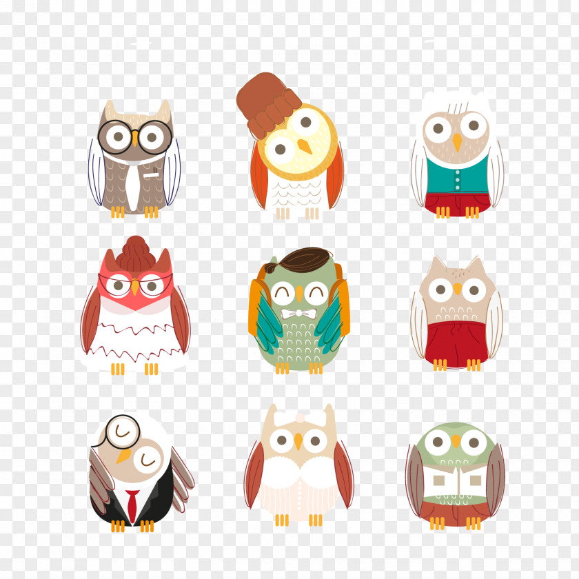 Vector Cosplay Owl Euclidean Clip Art PNG