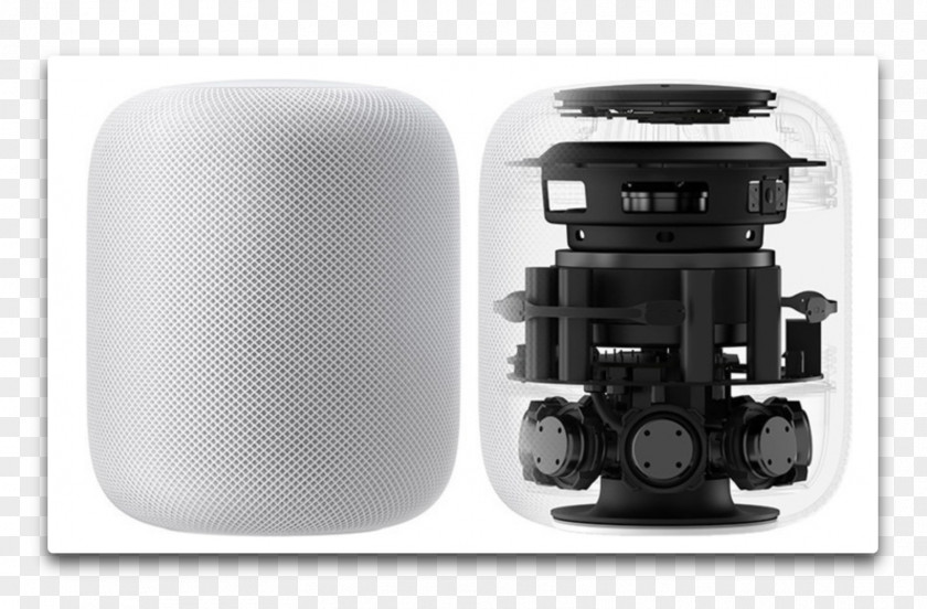 Apple HomePod Cupertino Smart Speaker Loudspeaker PNG