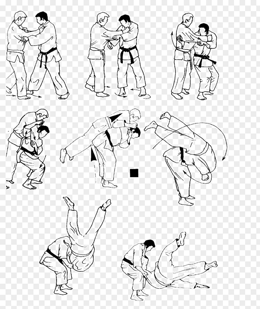 Ippon Seoi Nage Throw Judo PNG