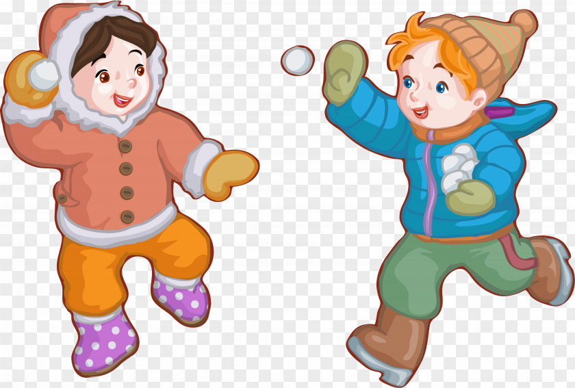Kids Child Snowman Winter PNG