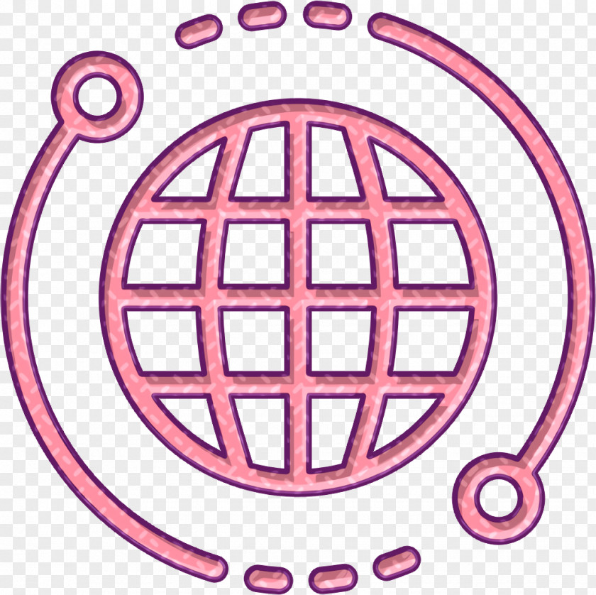 Marketing Icon Globe Internet PNG