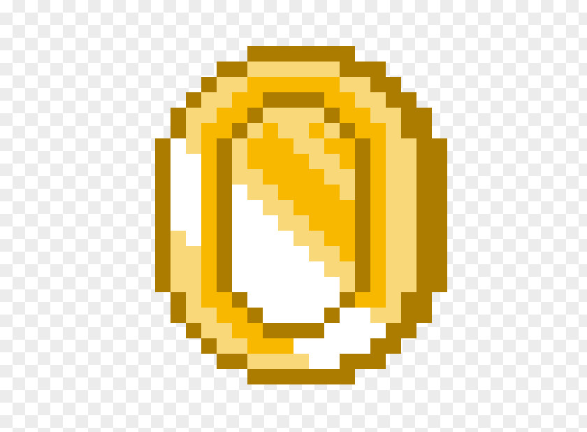 Mario Coin Pixel Art Clip PNG