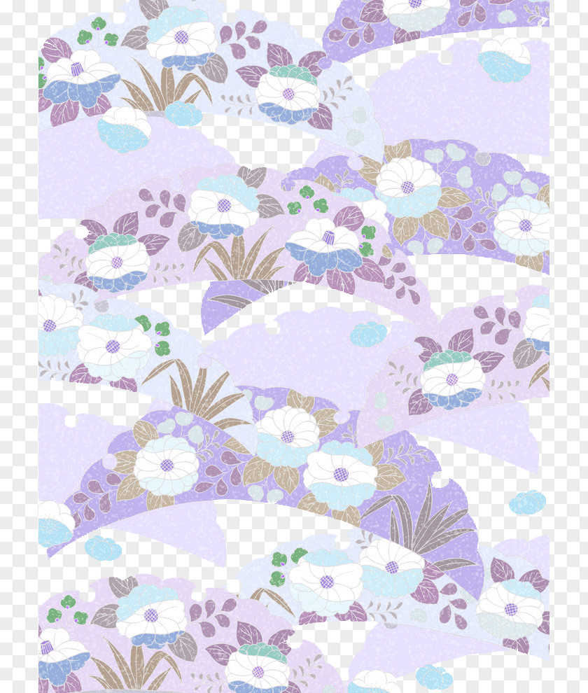 Purple Japanese Pattern Japan PNG