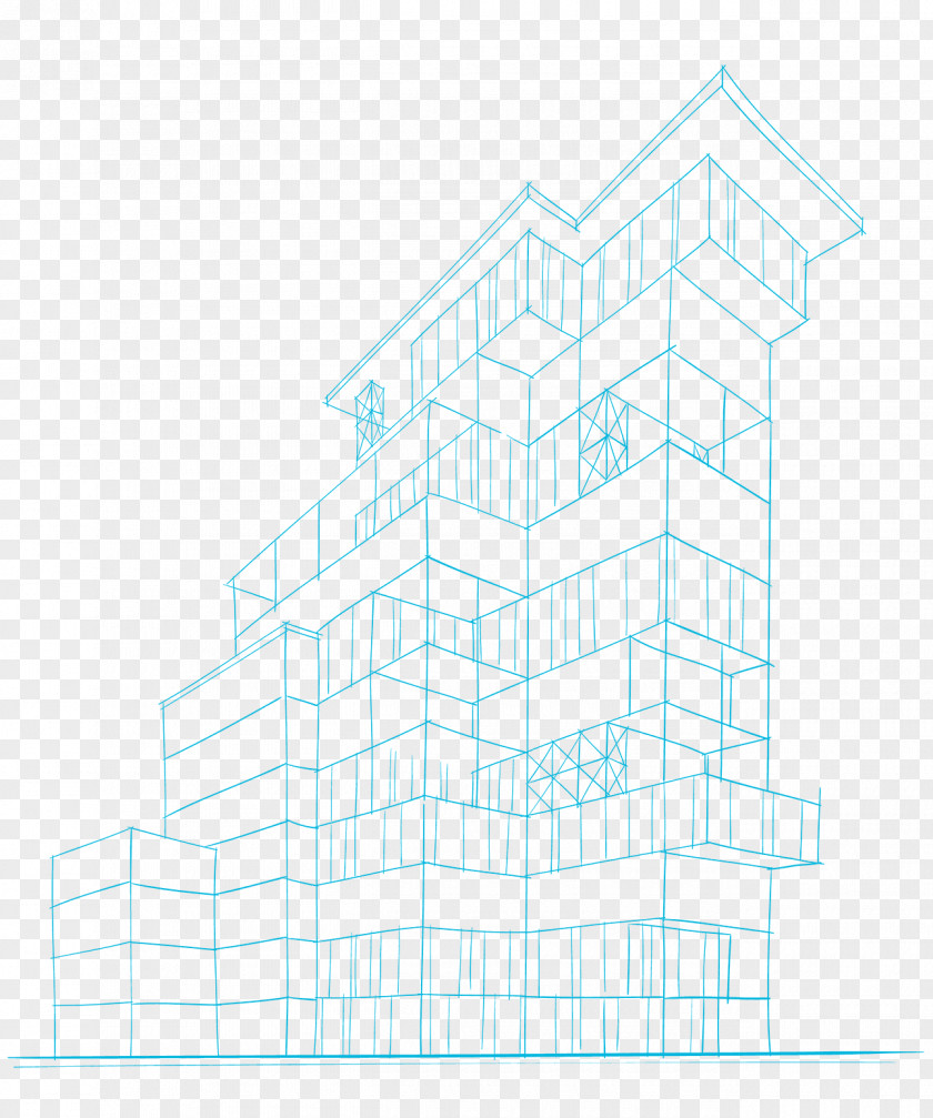 Real Estate Investing Facade Architecture Roof Sketch PNG