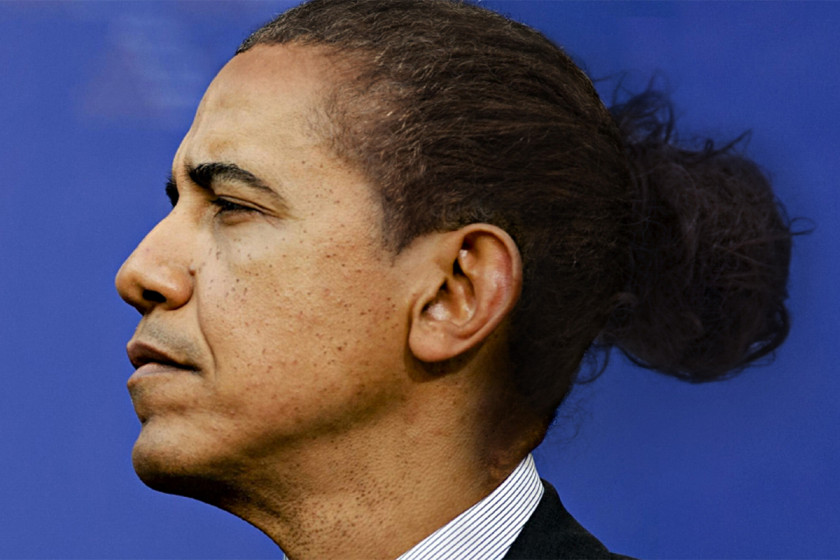 Barack Obama United States Bun Politician Hairstyle PNG