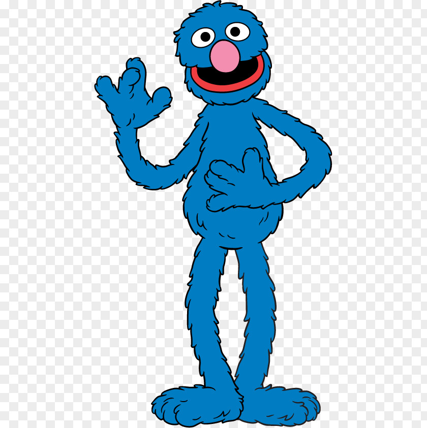 Grover Cliparts Count Von Big Bird Elmo Oscar The Grouch PNG