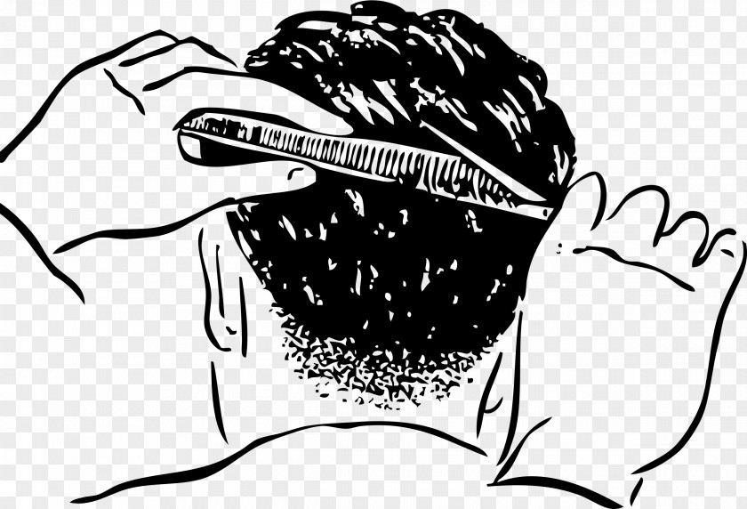 Haircut Comb Scissors Hair-cutting Shears Hairdresser Clip Art PNG