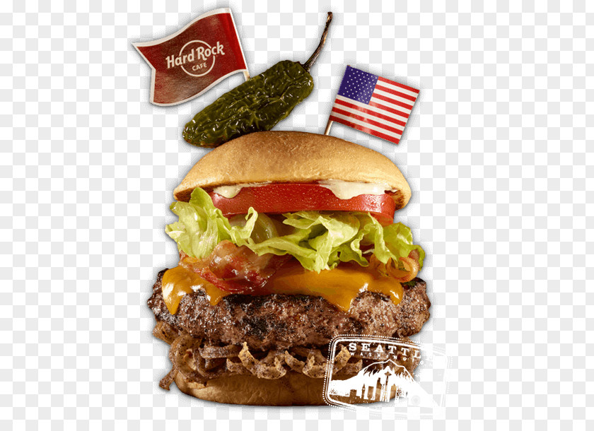 Hard Rock Seattle Cheeseburger Buffalo Burger Hamburger Whopper Veggie PNG