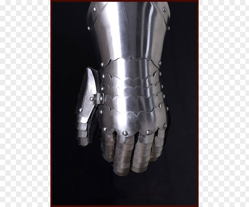 Stainless Steel Middle Ages Glove Sheet Metal PNG