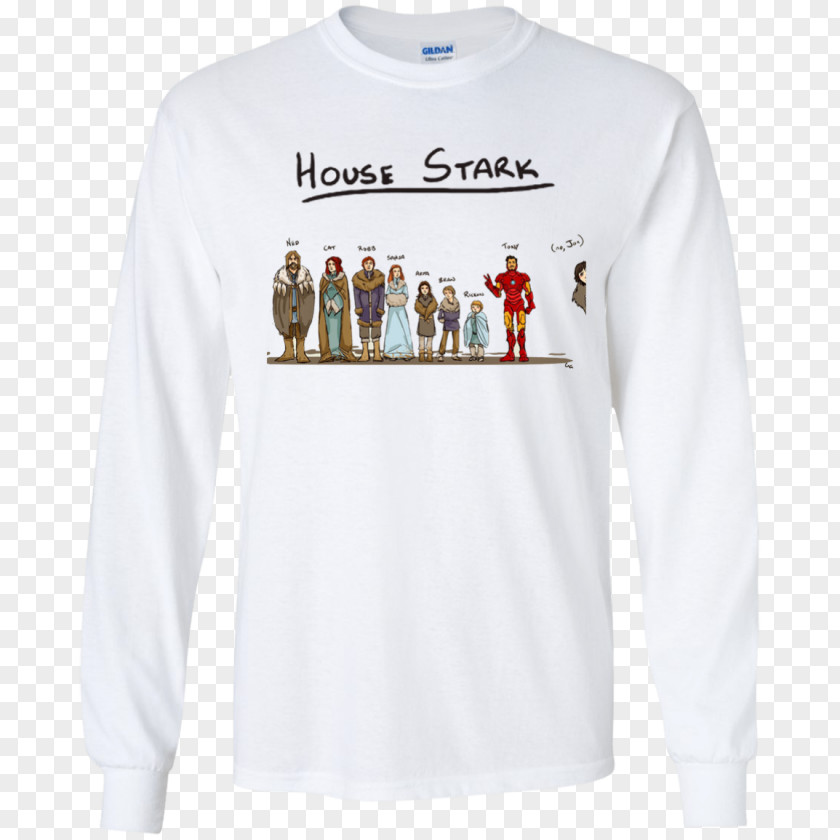 Stark House T-shirt Jon Snow Sansa Eddard Hoodie PNG