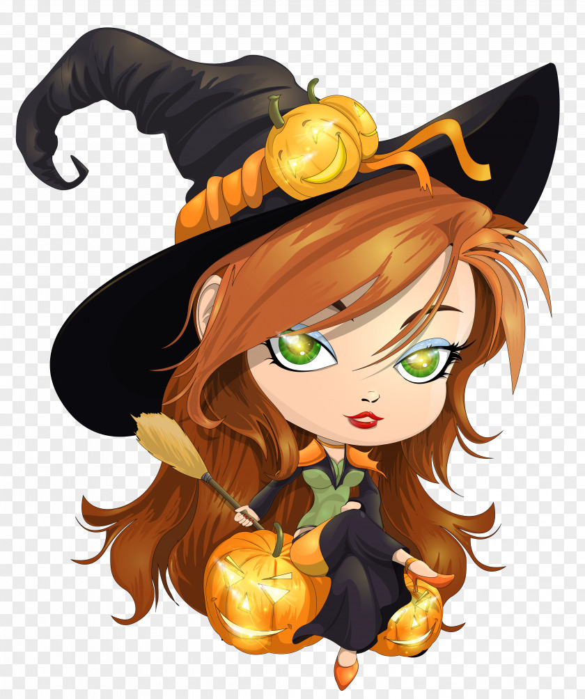 Transparent Witch Cliparts Witchcraft Halloween Cartoon Clip Art PNG