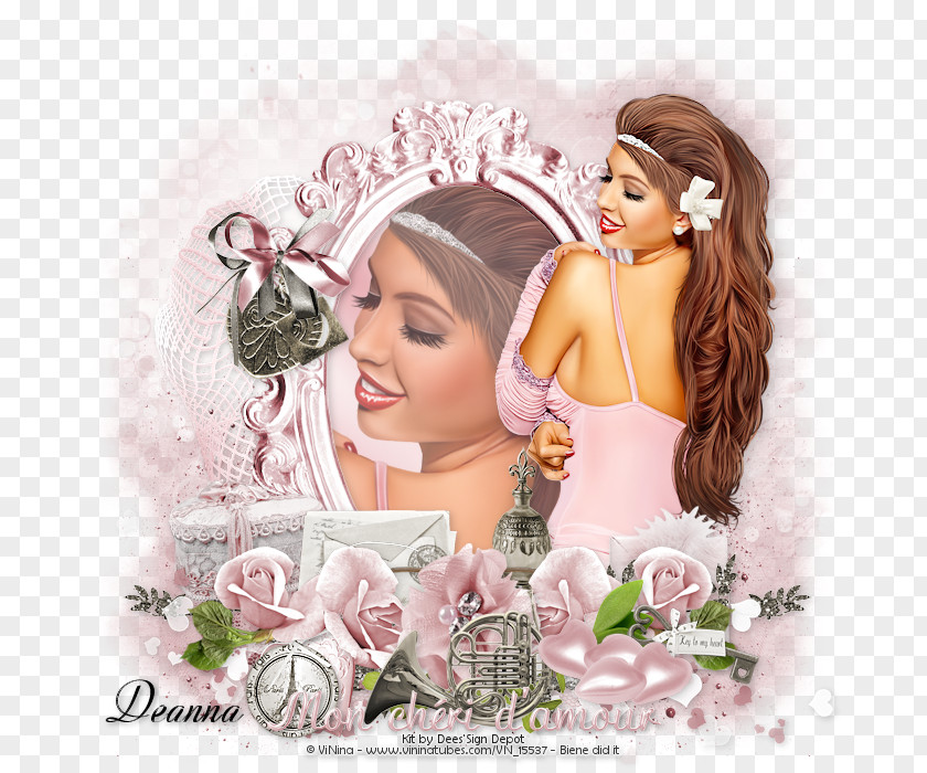 Baby Breathe Floral Design Pink M Beauty.m Hair PNG