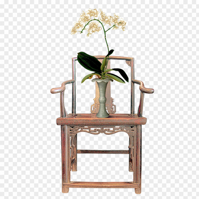 Chair Gongbi Portrait Photography Chinoiserie PNG
