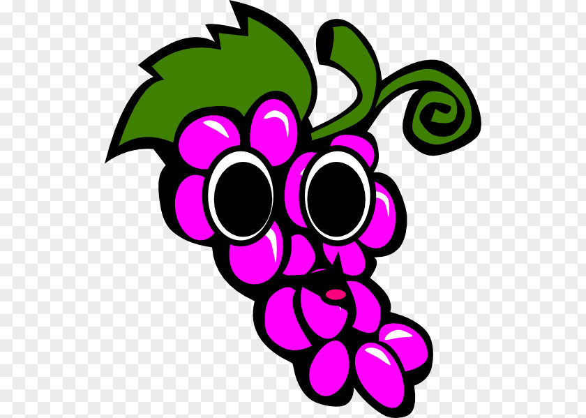 Happy Grape Cliparts Common Vine Wine Clip Art PNG