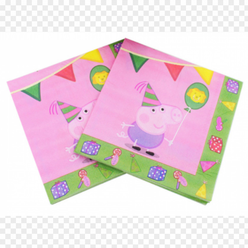 Peppa Party Paper Cloth Napkins Food AliExpress PNG