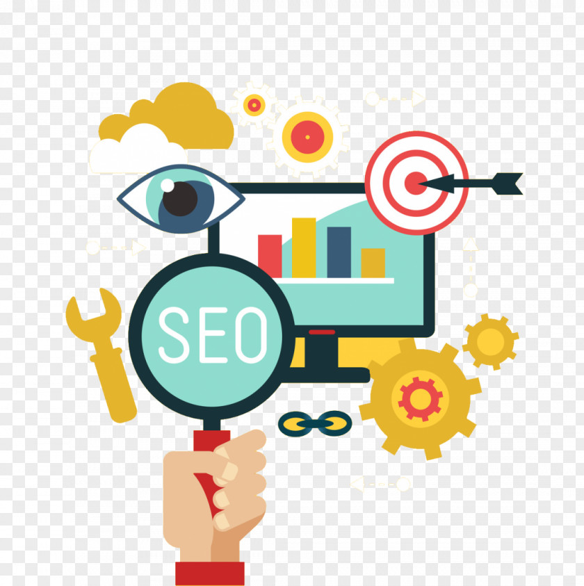 Enterprise Seo Analytics Search Engine Optimization Digital Marketing SEO Company Vector Graphics Keyword Research PNG