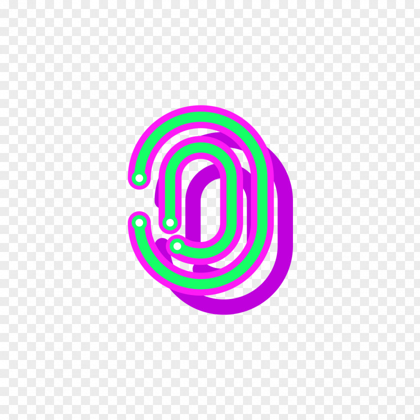 Green Fluorescent Digital 0 Logo Brand Circle Font PNG