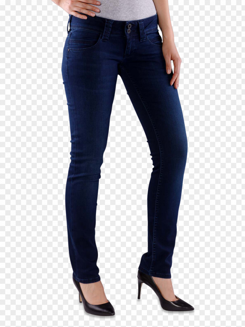 Jeans Denim Waist Leggings PNG