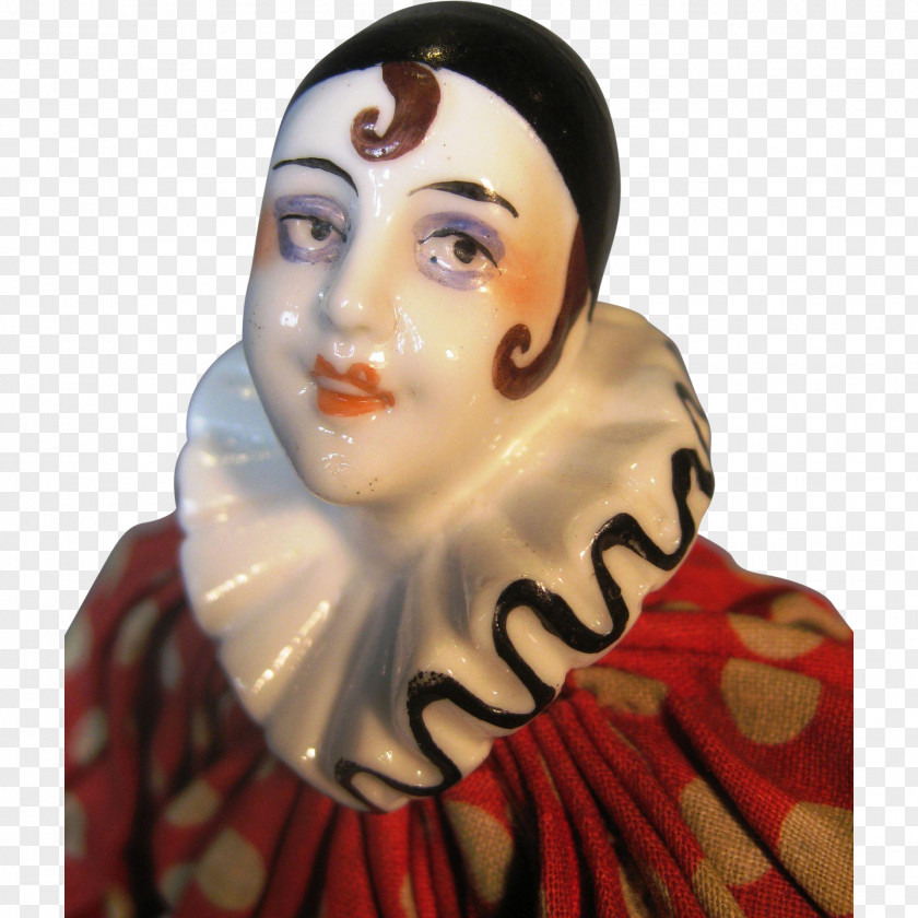 Pierrot Cheek Figurine PNG