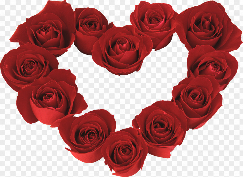 Romantic Heart Rose Desktop Wallpaper Valentine's Day Clip Art PNG