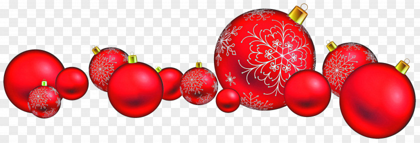 Superfruit Berry Red Christmas Ornament PNG