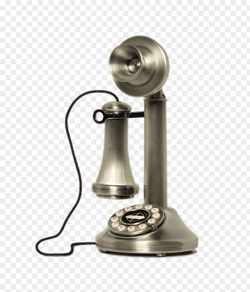 Early 20th Century Vintage Phone Icon Silver PNG Silver, vintage gray telephone clipart PNG
