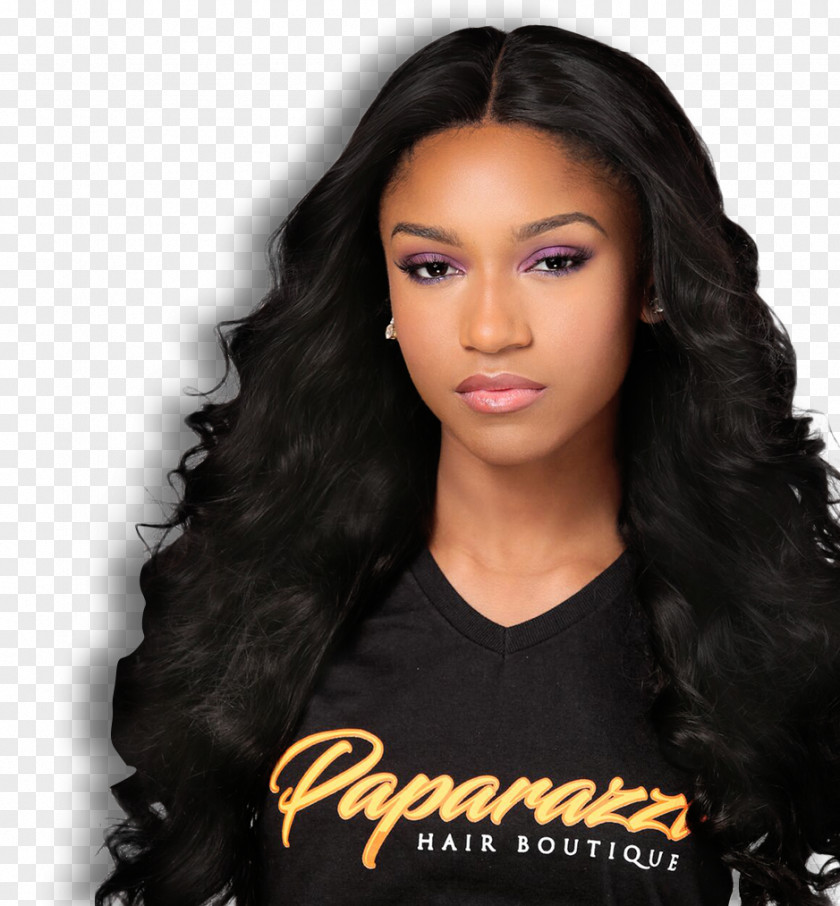 Hair Black Artificial Integrations Coloring Long PNG