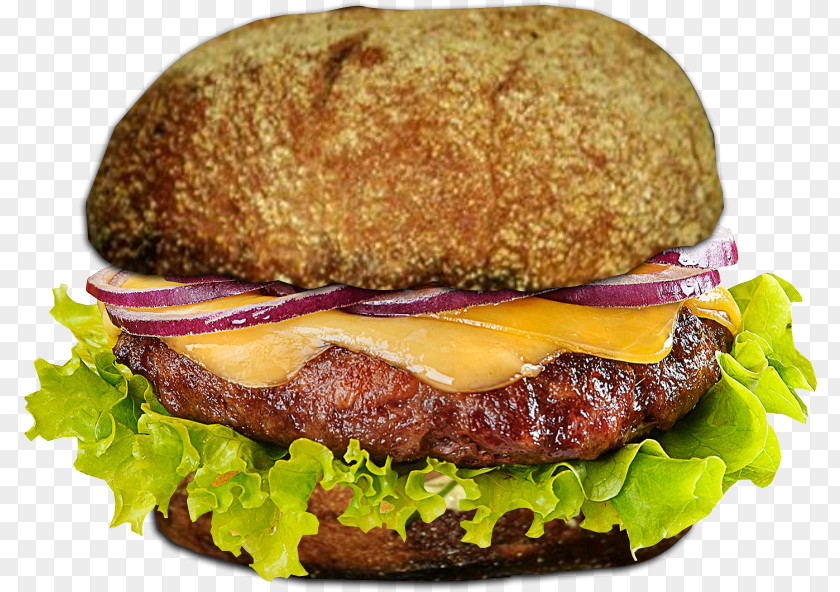 Junk Food Buffalo Burger Hamburger Cheeseburger Fast Breakfast Sandwich PNG