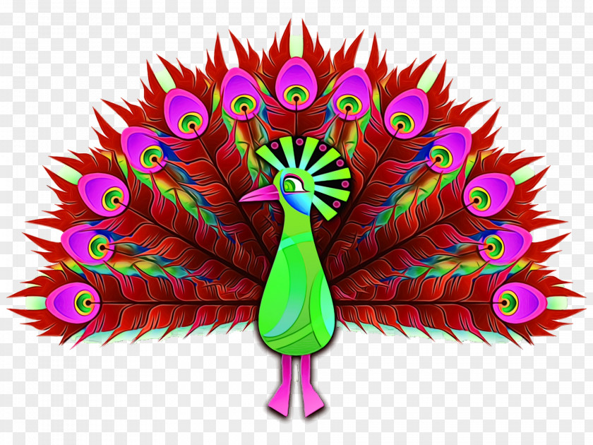 Proud As A Peacock Peafowl Logo Of Nbc Drawing Poster PNG