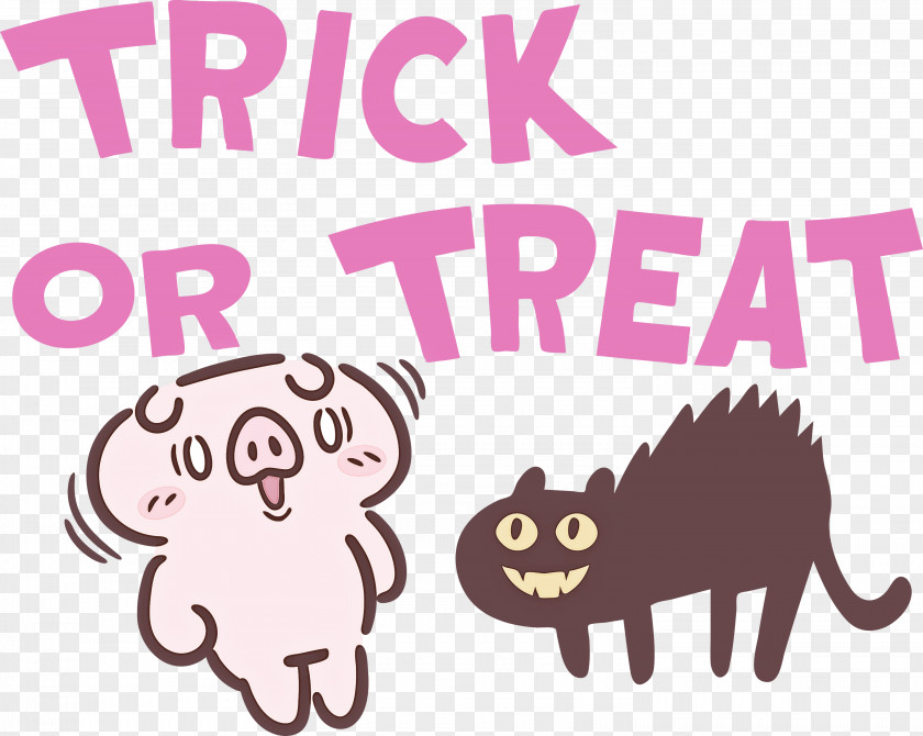 TRICK OR TREAT Halloween PNG