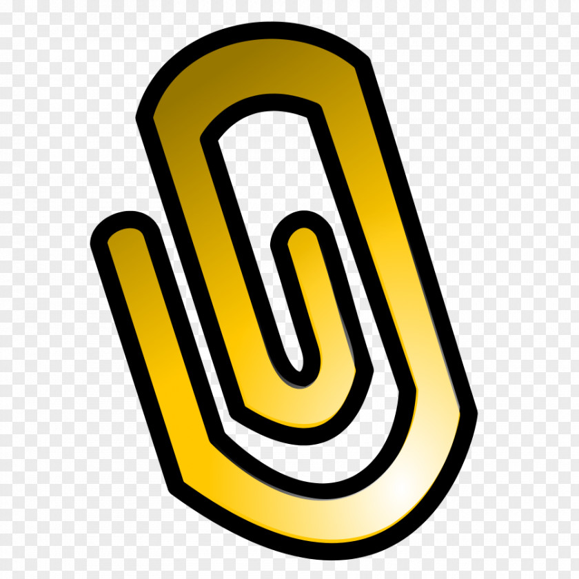 Trombone Paper Clip Symbol Art PNG
